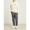 Men's embroidered round-neck hoodie 2023 Spring New air-layer hoodie for men Application Scenario